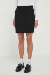 Спідниця Emporio Armani колір чорний mini пряма