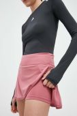 Спортивна спідниця adidas Performance Club колір рожевий mini пряма