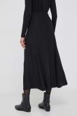 Спідниця United Colors of Benetton колір чорний midi розкльошена (3438361)