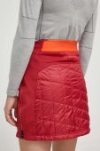 Спортивна спідниця LA Sportiva Warm Up Primaloft колір червоний mini пряма