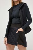 Спортивна спідниця Smartwool Smartloft колір чорний mini пряма Спортивна спідниця Smartwool Smartloft колір чорний mini пряма