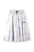 Дитяча спідниця Dkny колір сірий midi розкльошена (3512441)