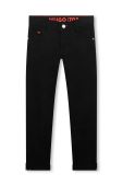 Дитячі джинси HUGO колір чорний (3425551)
