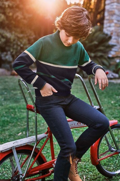 Дитячі джинси Mayoral soft denim колір темно-синій (3440954) Дитячі джинси Mayoral soft denim колір темно-синій (3440954)