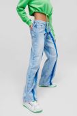Джинси Karl Lagerfeld Jeans жіночі висока посадка колір блакитний (3386226) Джинси Karl Lagerfeld Jeans жіночі висока посадка колір блакитний (3386226)