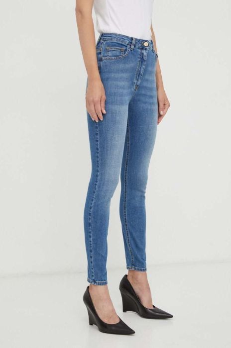 Джинси Elisabetta Franchi жіночі колір блакитний Джинси Elisabetta Franchi жіночі колір блакитний