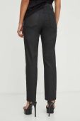 Джинси BOSS жіночі висока посадка колір чорний (3622119)