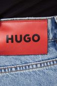 Джинси HUGO Gisanna жіночі висока посадка колір блакитний Джинси HUGO Gisanna жіночі висока посадка колір блакитний