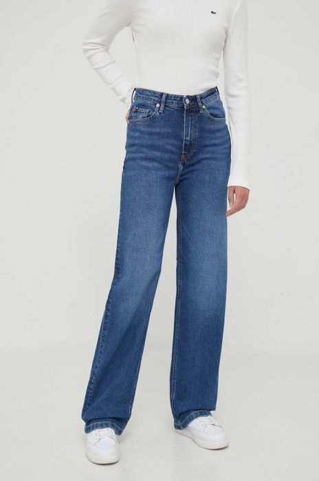 Джинси Tommy Hilfiger жіночі висока посадка колір блакитний (3529146) Джинси Tommy Hilfiger жіночі висока посадка колір блакитний (3529146)