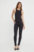 Штани Morgan жіночі колір чорний облягаюче середня посадка (3551176) Штани Morgan жіночі колір чорний облягаюче середня посадка (3551176)
