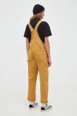 Джинсовий комбінезон Vans колір жовтий Джинсовий комбінезон Vans колір жовтий