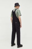 Джинсовий комбінезон Dickies колір чорний Джинсовий комбінезон Dickies колір чорний
