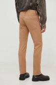 Штани BOSS чоловічі колір бежевий облягаюче (3633333) Штани BOSS чоловічі колір бежевий облягаюче (3633333)