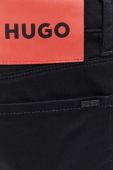 Штани HUGO чоловічі колір чорний облягаюче (3645388)