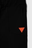 Дитячі спортивні штани Guess колір чорний однотонні (3366432) Дитячі спортивні штани Guess колір чорний однотонні (3366432)
