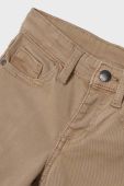 Дитячі штани Mayoral slim fit колір бежевий однотонні Дитячі штани Mayoral slim fit колір бежевий однотонні