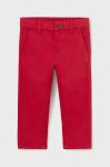 Штани для немовлят Mayoral колір червоний однотонні (3438562)