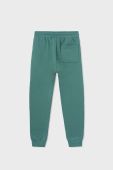 Дитячі спортивні штани Mayoral колір зелений однотонні (3438656)