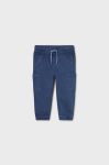 Штани для немовлят Mayoral cargo колір синій однотонні