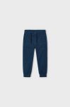 Дитячі бавовняні штани Mayoral однотонні колір блакитний
