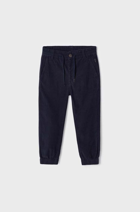 Дитячі бавовняні штани Mayoral колір синій однотонні (3442874) Дитячі бавовняні штани Mayoral колір синій однотонні (3442874)