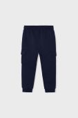 Дитячі спортивні штани Mayoral joggery cargo колір синій однотонні Дитячі спортивні штани Mayoral joggery cargo колір синій однотонні