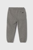 Дитячі бавовняні штани Vans CORE BASIC FLEECE PANT VN000657BLK1 колір сірий однотонні Дитячі бавовняні штани Vans CORE BASIC FLEECE PANT VN000657BLK1 колір сірий однотонні