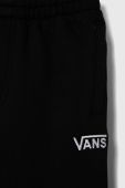Дитячі бавовняні штани Vans CORE BASIC FLEECE PANT VN000657BLK1 колір чорний однотонні Дитячі бавовняні штани Vans CORE BASIC FLEECE PANT VN000657BLK1 колір чорний однотонні