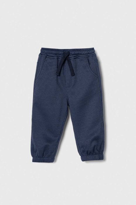 Дитячі штани United Colors of Benetton візерунок колір блакитний (3404530) Дитячі штани United Colors of Benetton візерунок колір блакитний (3404530)