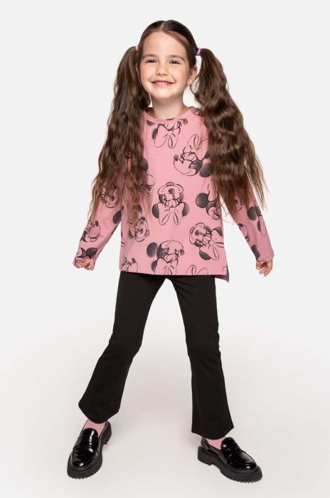 Дитячі штани Coccodrillo колір чорний однотонні (3474560)