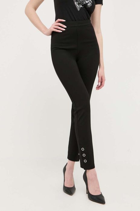 Штани Guess жіночі колір чорний пряме висока посадка (3319911) Штани Guess жіночі колір чорний пряме висока посадка (3319911)