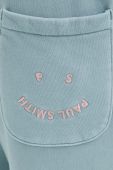 Спортивні штани PS Paul Smith з аплікацією колір блакитний Спортивні штани PS Paul Smith з аплікацією колір блакитний
