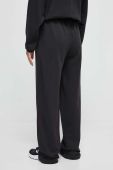 Бавовняні спортивні штани Reebok Classic колір чорний однотонні (3575732) Бавовняні спортивні штани Reebok Classic колір чорний однотонні (3575732)