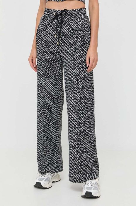 Штани Pinko жіночі колір чорний широке висока посадка (3438821) Штани Pinko жіночі колір чорний широке висока посадка (3438821)