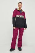 Штани DC Nonchalant колір бордовий Штани DC Nonchalant колір бордовий