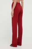 Штани Patrizia Pepe жіночі колір бордовий пряме висока посадка (3383961) Штани Patrizia Pepe жіночі колір бордовий пряме висока посадка (3383961)