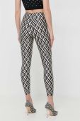Легінси Elisabetta Franchi жіночі колір чорний візерунок Легінси Elisabetta Franchi жіночі колір чорний візерунок