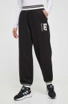 Спортивні штани EA7 Emporio Armani колір чорний з аплікацією (3610383) Спортивні штани EA7 Emporio Armani колір чорний з аплікацією (3610383)