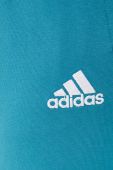 Спортивні штани adidas колір бірюзовий з аплікацією Спортивні штани adidas колір бірюзовий з аплікацією