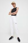 Спортивні штани adidas Z.N.E колір білий однотонні Спортивні штани adidas Z.N.E колір білий однотонні