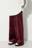 Спортивні штани adidas Originals колір бордовий однотонні (3618569)