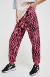 Спортивні штани adidas Originals колір рожевий візерунок Спортивні штани adidas Originals колір рожевий візерунок
