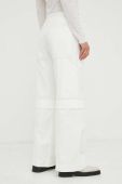 Бавовняні штани Day Birger et Mikkelsen колір білий широке висока посадка Бавовняні штани Day Birger et Mikkelsen колір білий широке висока посадка
