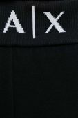 Спортивні штани Armani Exchange колір чорний з принтом (3467489)