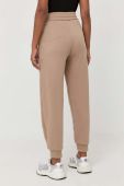 Спортивні штани Armani Exchange колір бежевий з аплікацією (3538442)