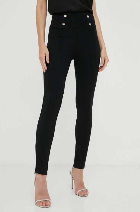 Штани Liu Jo жіночі колір чорний однотонні Штани Liu Jo жіночі колір чорний однотонні