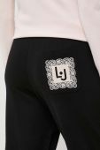 Спортивні штани Liu Jo колір чорний однотонні (3681360) Спортивні штани Liu Jo колір чорний однотонні (3681360)