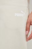Спортивні штани Puma колір білий однотонні Спортивні штани Puma колір білий однотонні