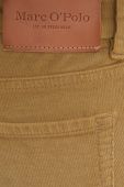 Вельветові штани Marc O'Polo колір бежевий облягаюче середня посадка Вельветові штани Marc O'Polo колір бежевий облягаюче середня посадка