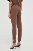 Спортивні штани Guess x Bradalised колір коричневий візерунок Спортивні штани Guess x Bradalised колір коричневий візерунок